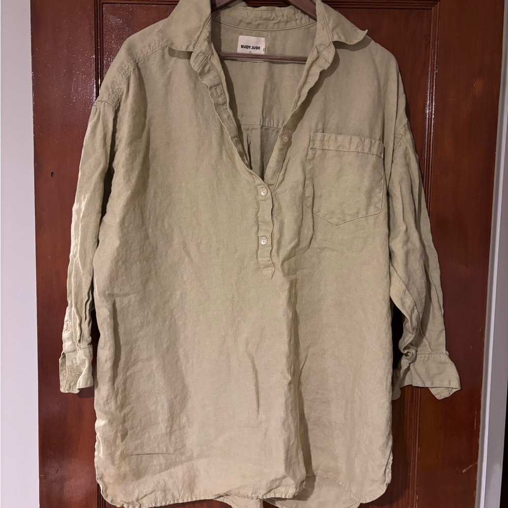 Rudy Jude Linen shirt in Celery